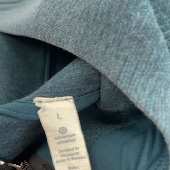 LULULEMON Full Zip Performance Jacket Stretchy Active Hoodie Men’s Large - Picture 9 of 9